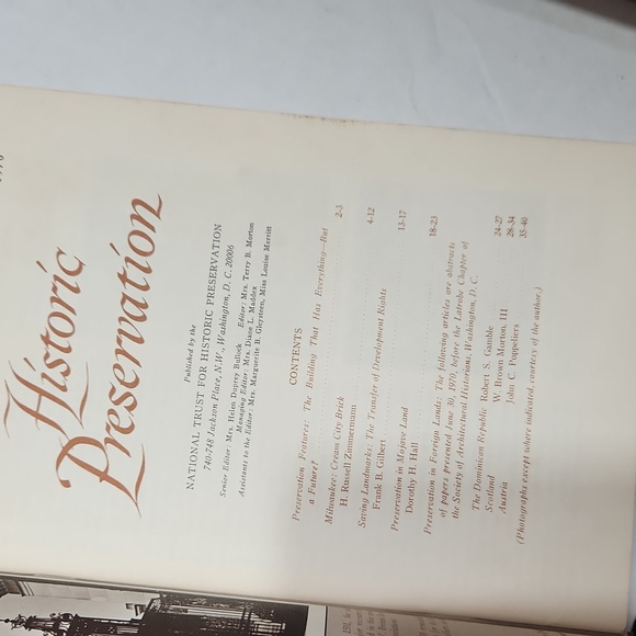 Vintage Historic Preservation Booklet - Picture 5 of 5